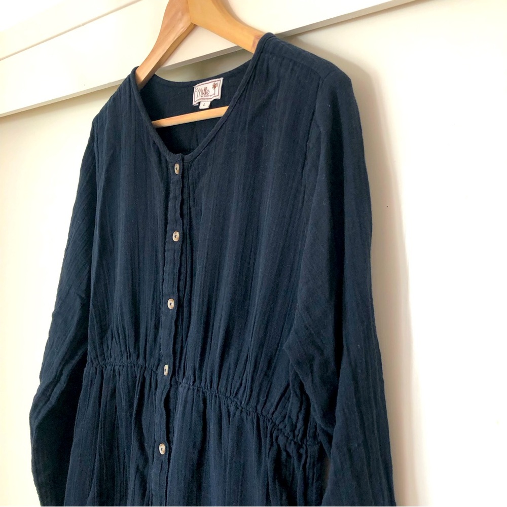 Mille gauze midi dress